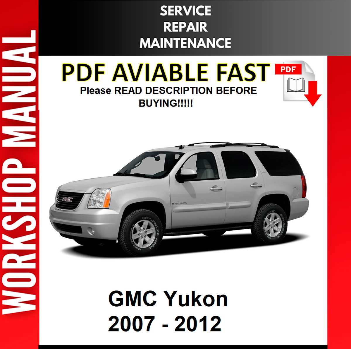 gmc yukon repair manual