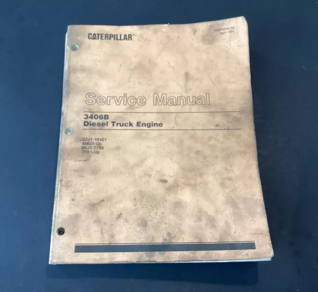 3406b cat engine repair manual