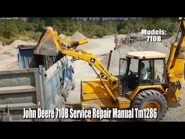 john deere 710d repair manual