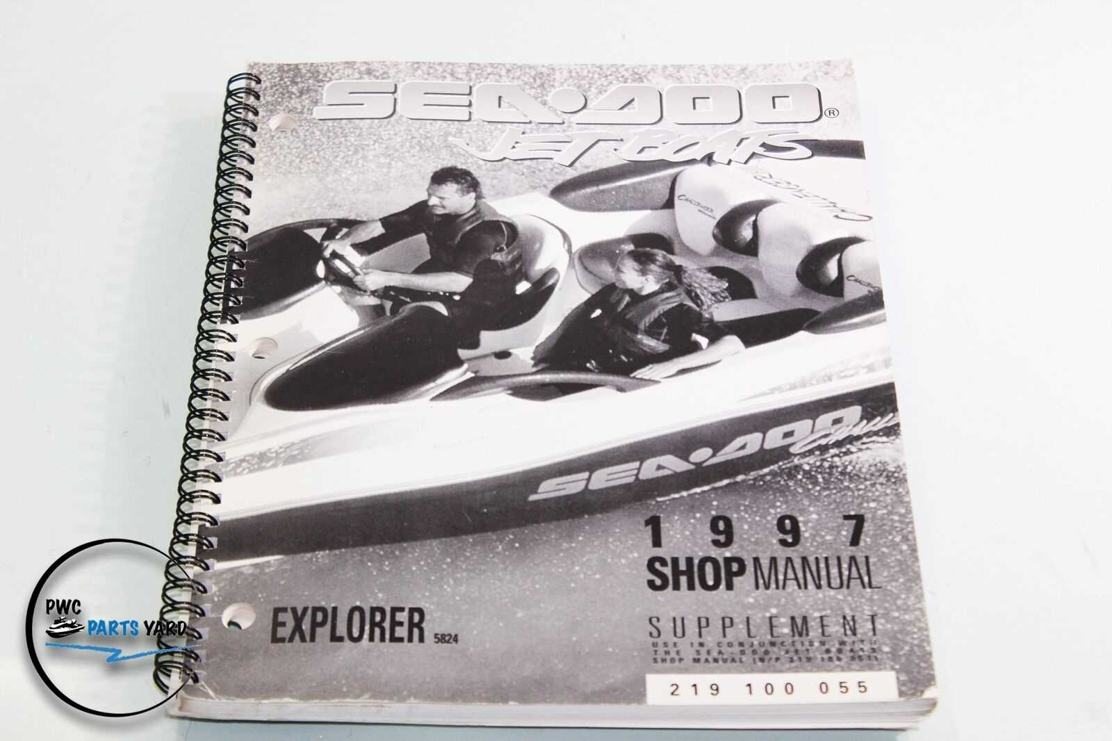 seadoo spark repair manual