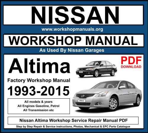 2013 nissan altima service repair manual