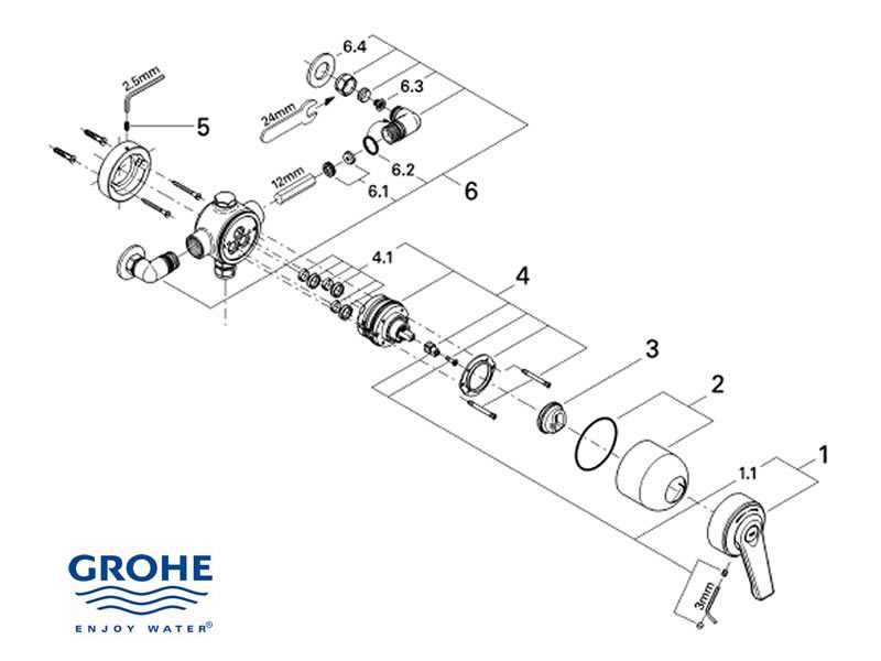 grohe shower faucet repair manual