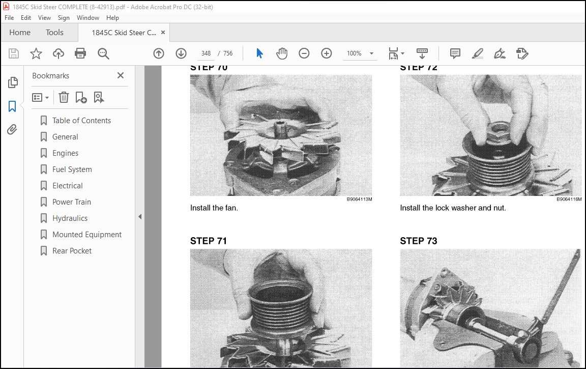 1845c case skid steer repair manual