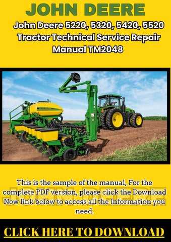 john deere 5320 repair manual