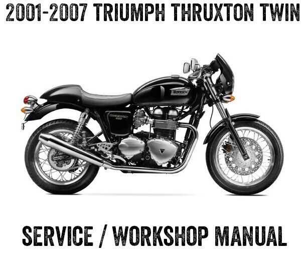 triumph thruxton repair manual