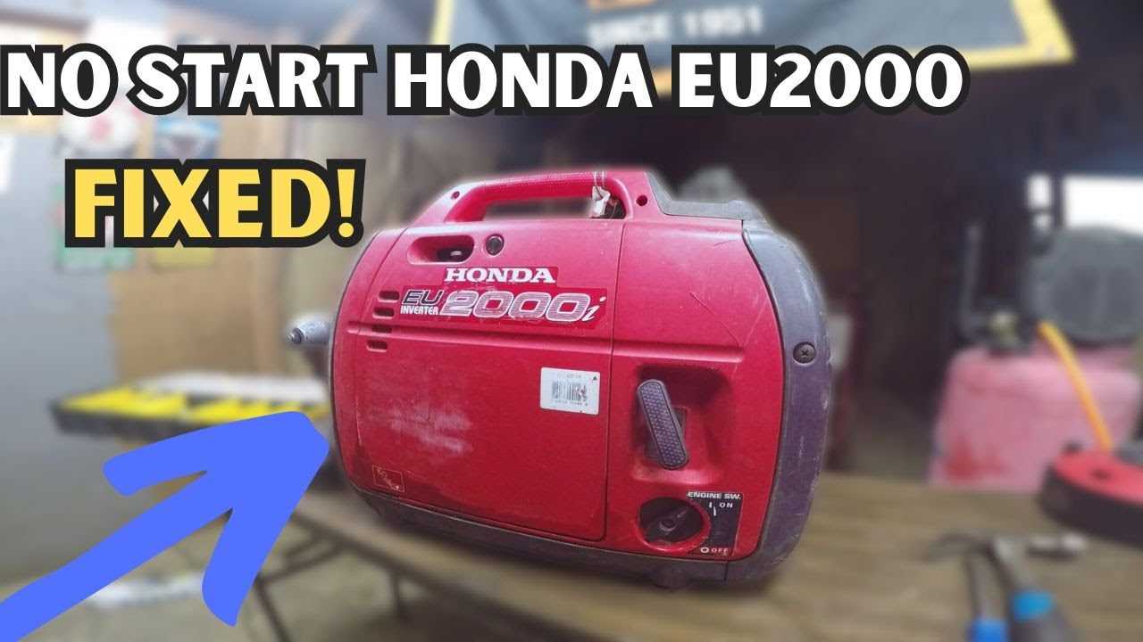 honda 2000 generator repair manual