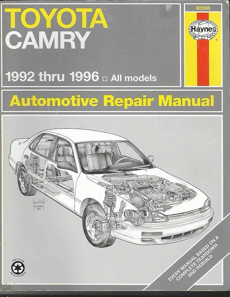 auto repair manual toyota