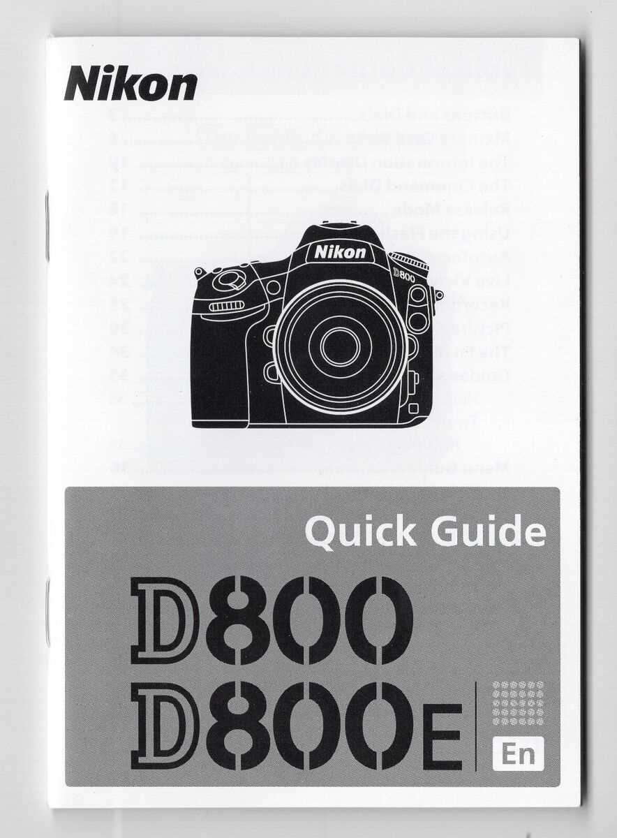 nikon d800 repair manual