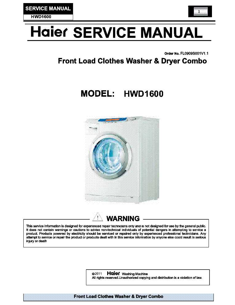 haier dryer repair manual