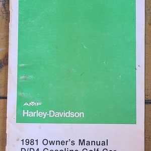 harley davidson golf cart repair manual