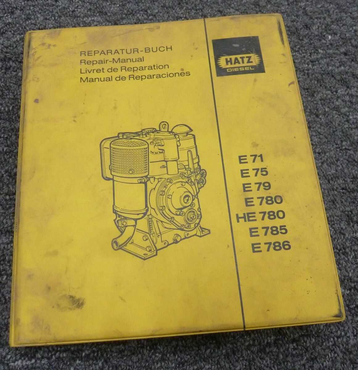 hatz diesel repair manual