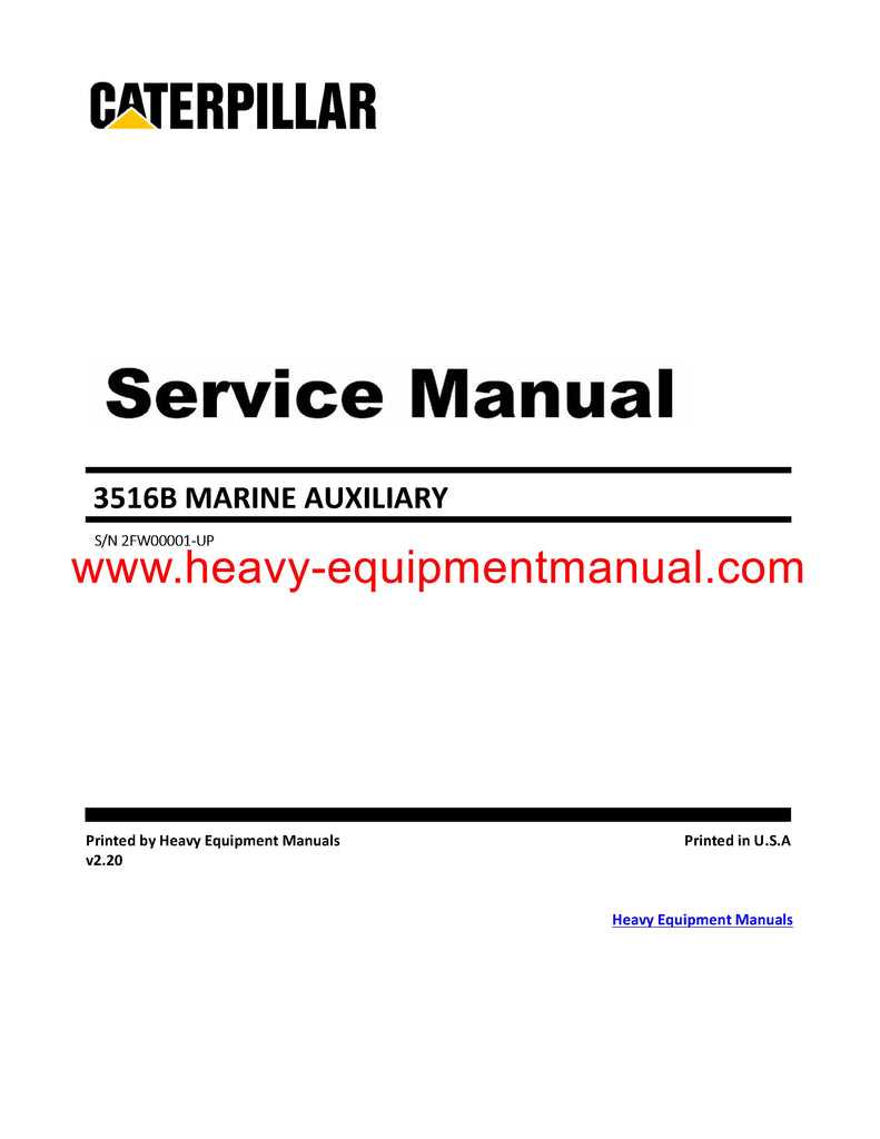 heavy equipment repair manuals