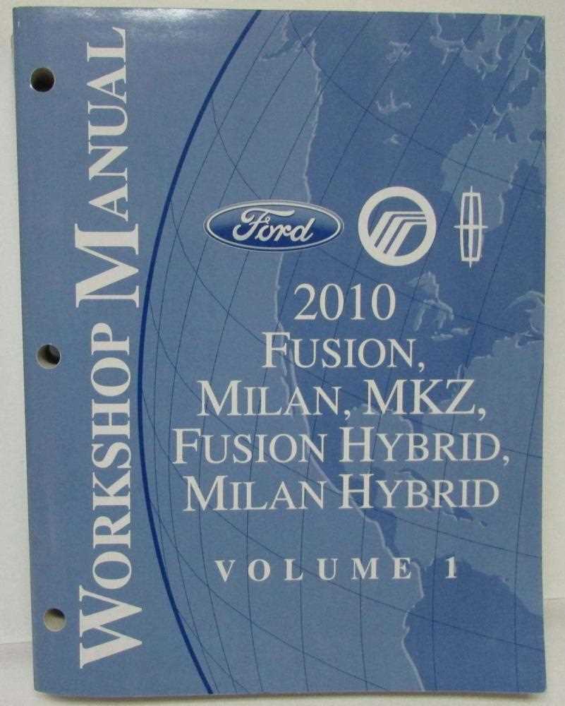 2010 ford fusion repair manual