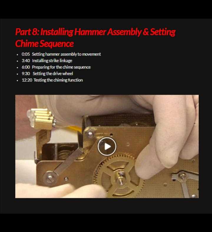 hermle clock repair manual