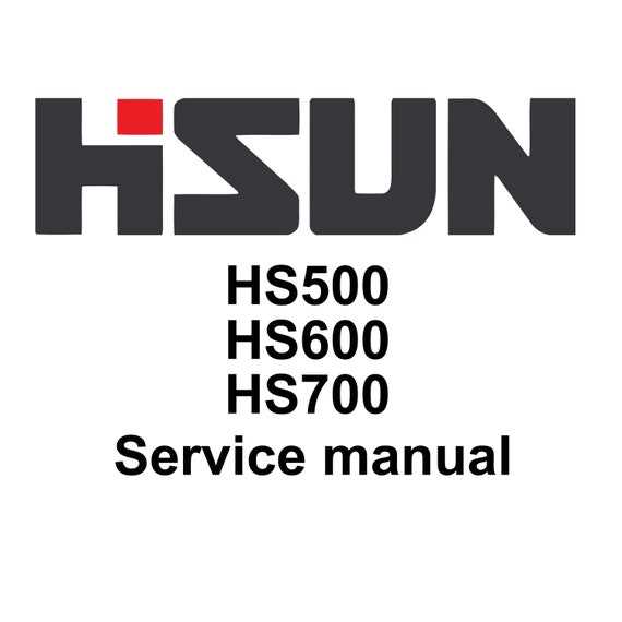 hisun 700 utv repair manual