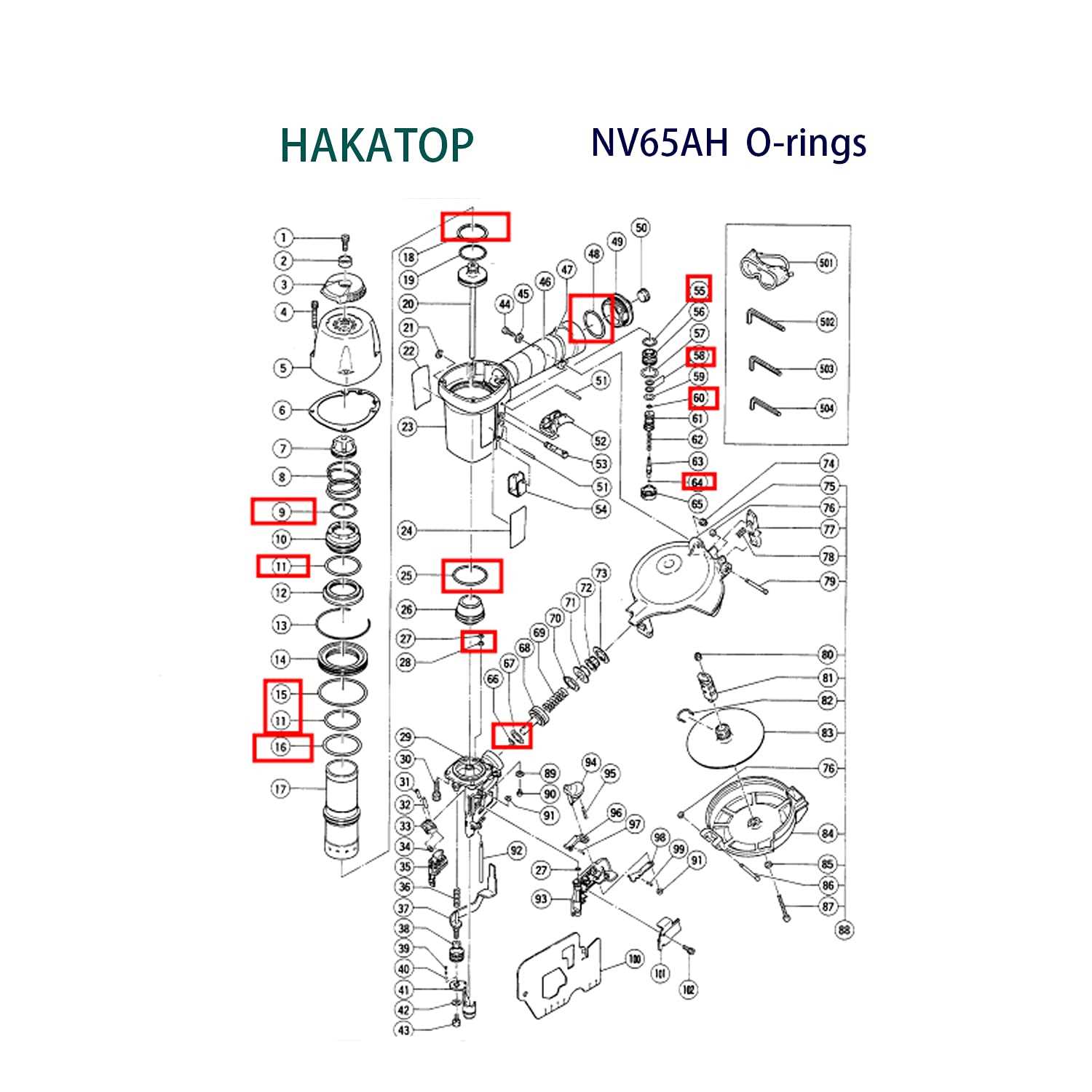 hitachi nail gun repair manual