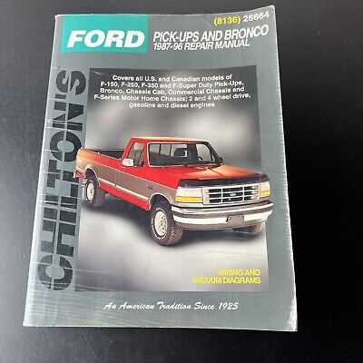 chilton ford truck repair manual