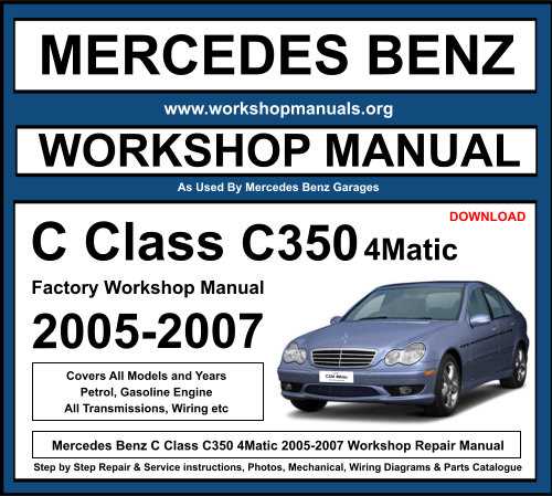 mercedes benz repair manuals