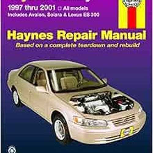 97 toyota camry repair manual