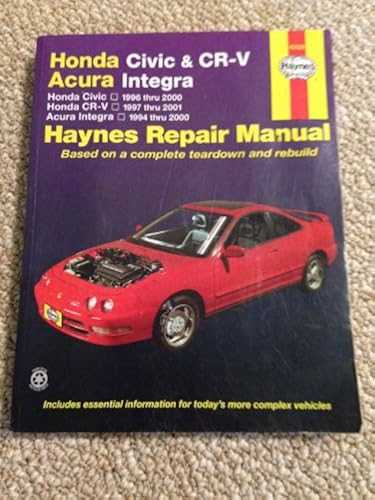 honda car repair manuals