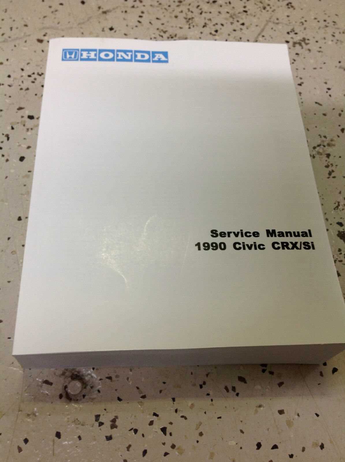 honda civic si repair manual