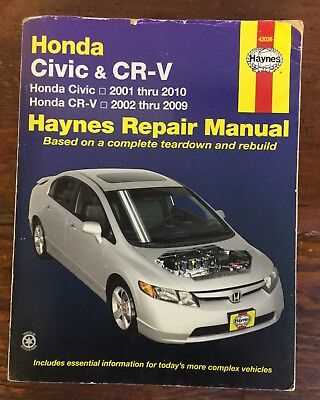 honda crv 2002 repair manual