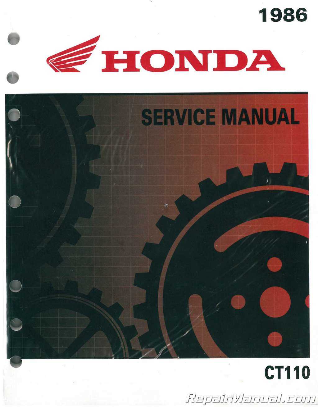 honda ct110 repair manual