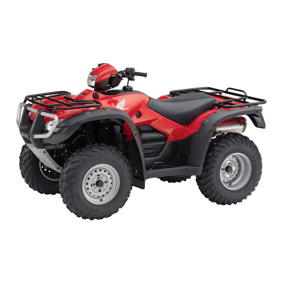 honda foreman 450 es repair manual