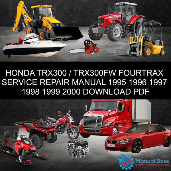 honda fourtrax 300 4x4 repair manual