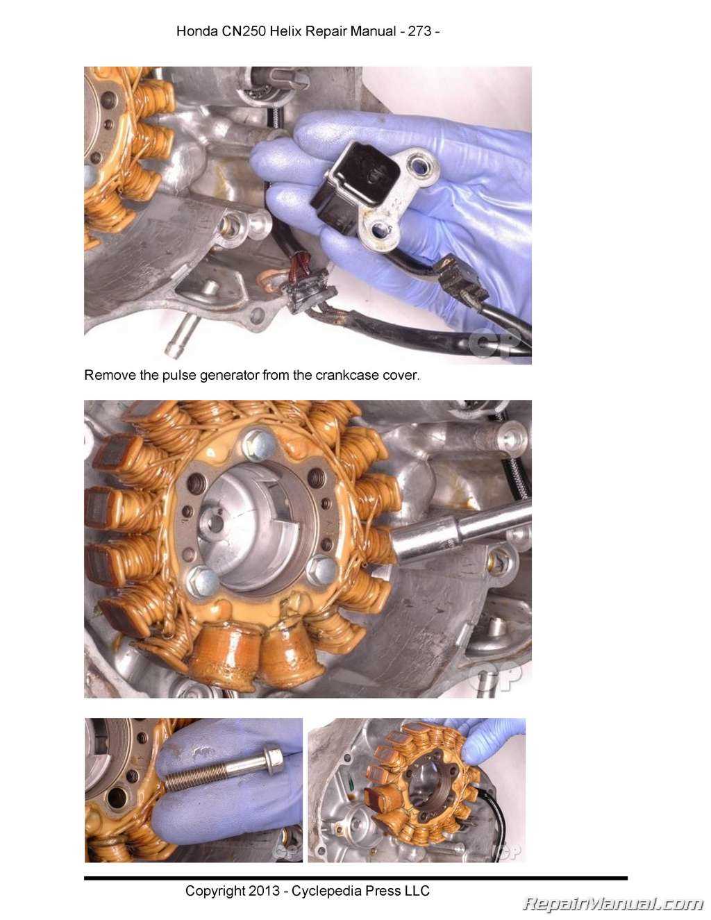 honda helix cn250 repair manual