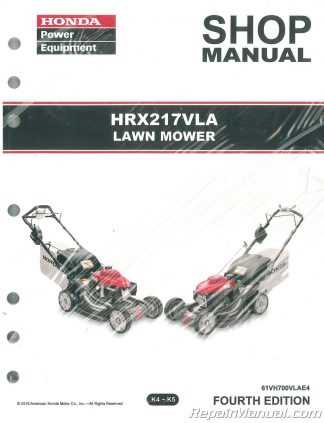 honda hrr216 repair manual