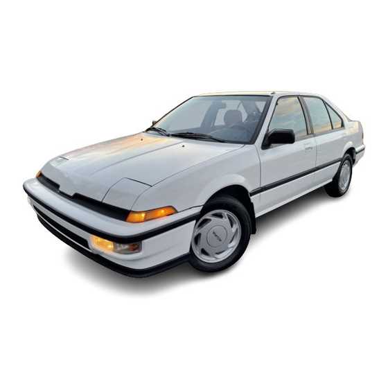 honda integra repair manual