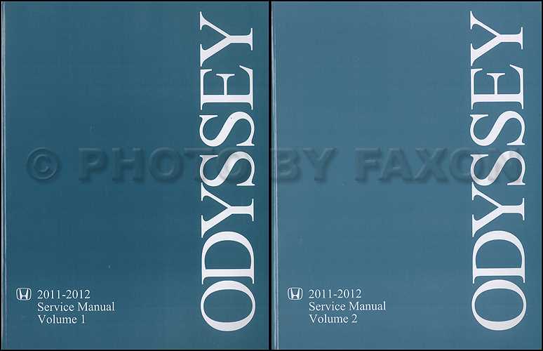 honda odyssey repair manual