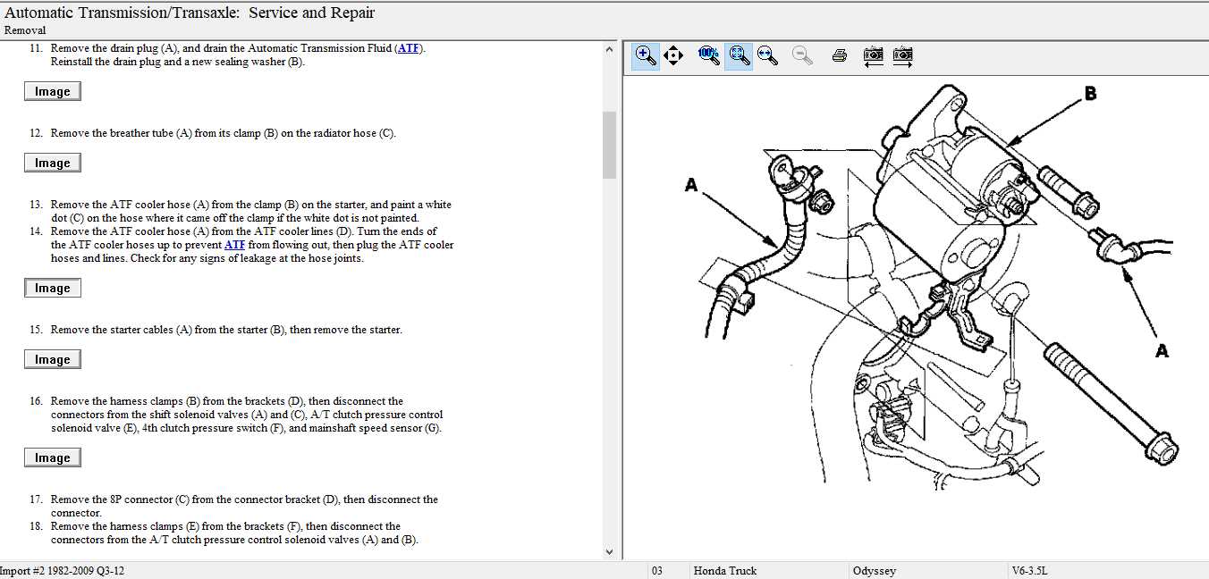 honda odyssey transmission repair manual