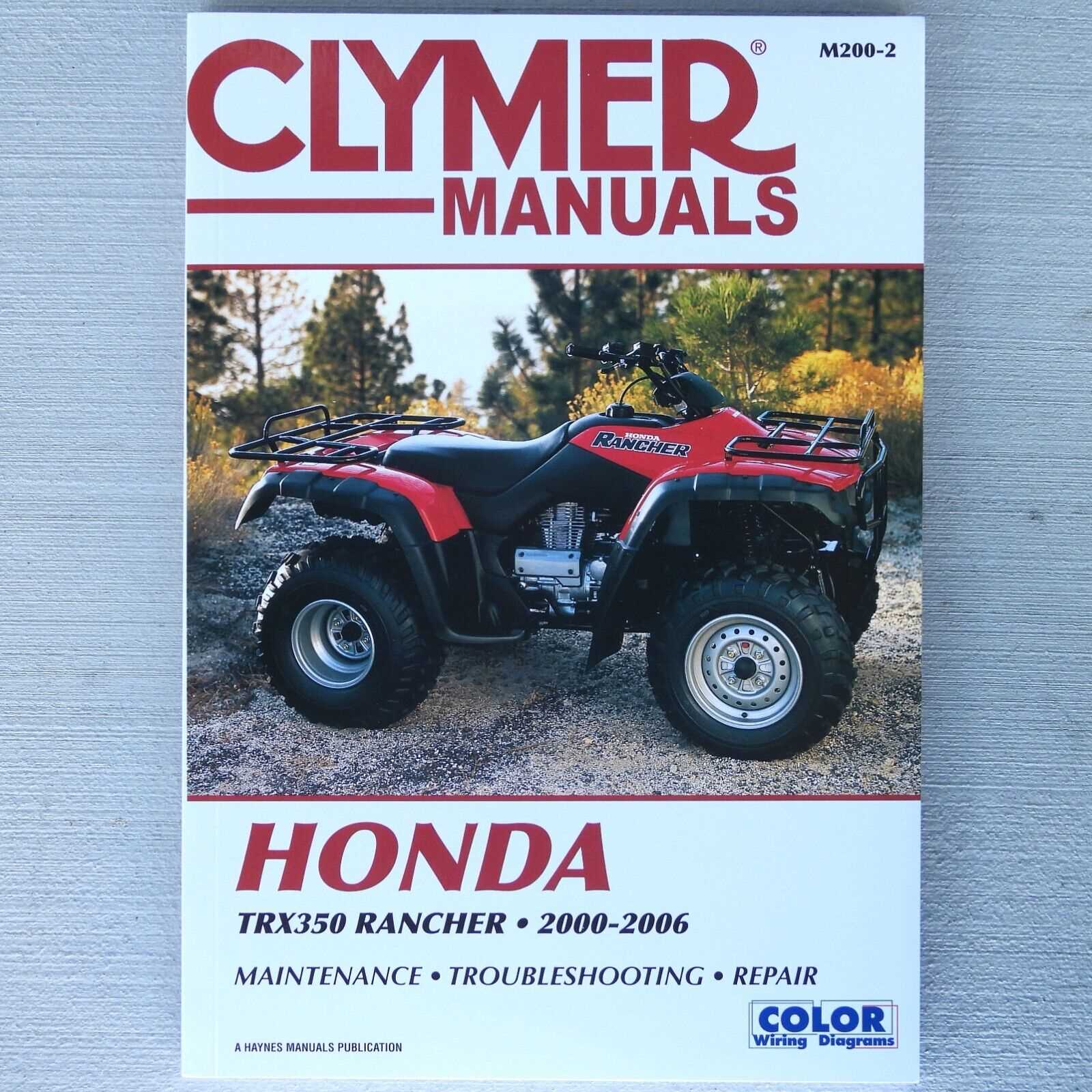 honda rancher 350 repair manual