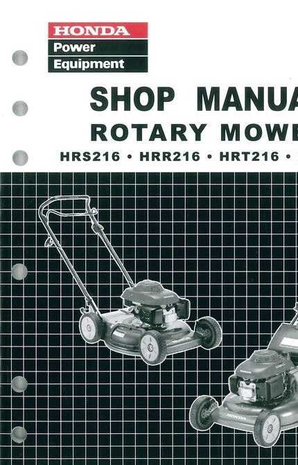 honda self propelled lawn mower repair manual