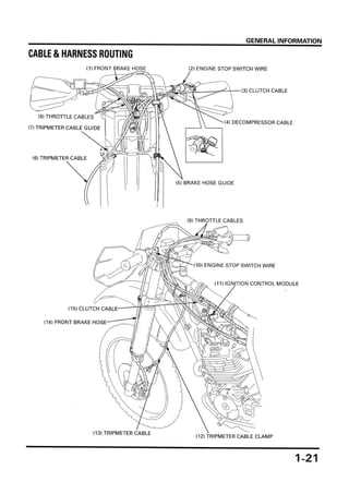 honda xr 250 repair manual