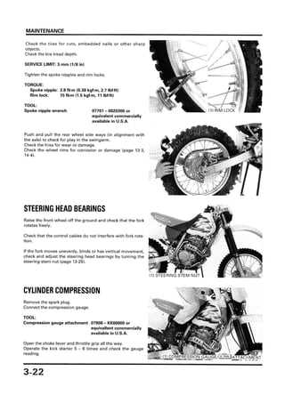 honda xr 250 repair manual