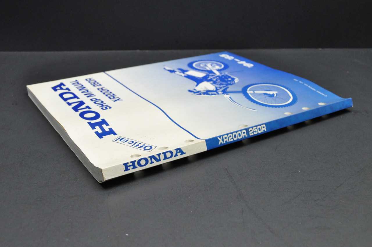 honda xr200 repair manual