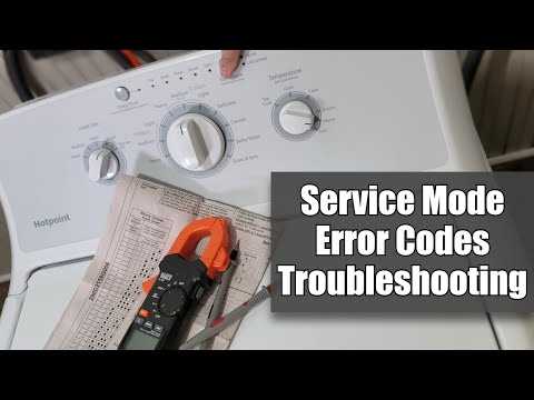 hotpoint washer repair manual