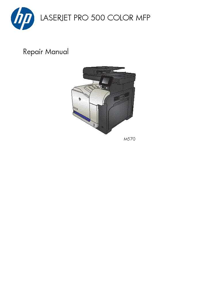 hp printer repair manuals