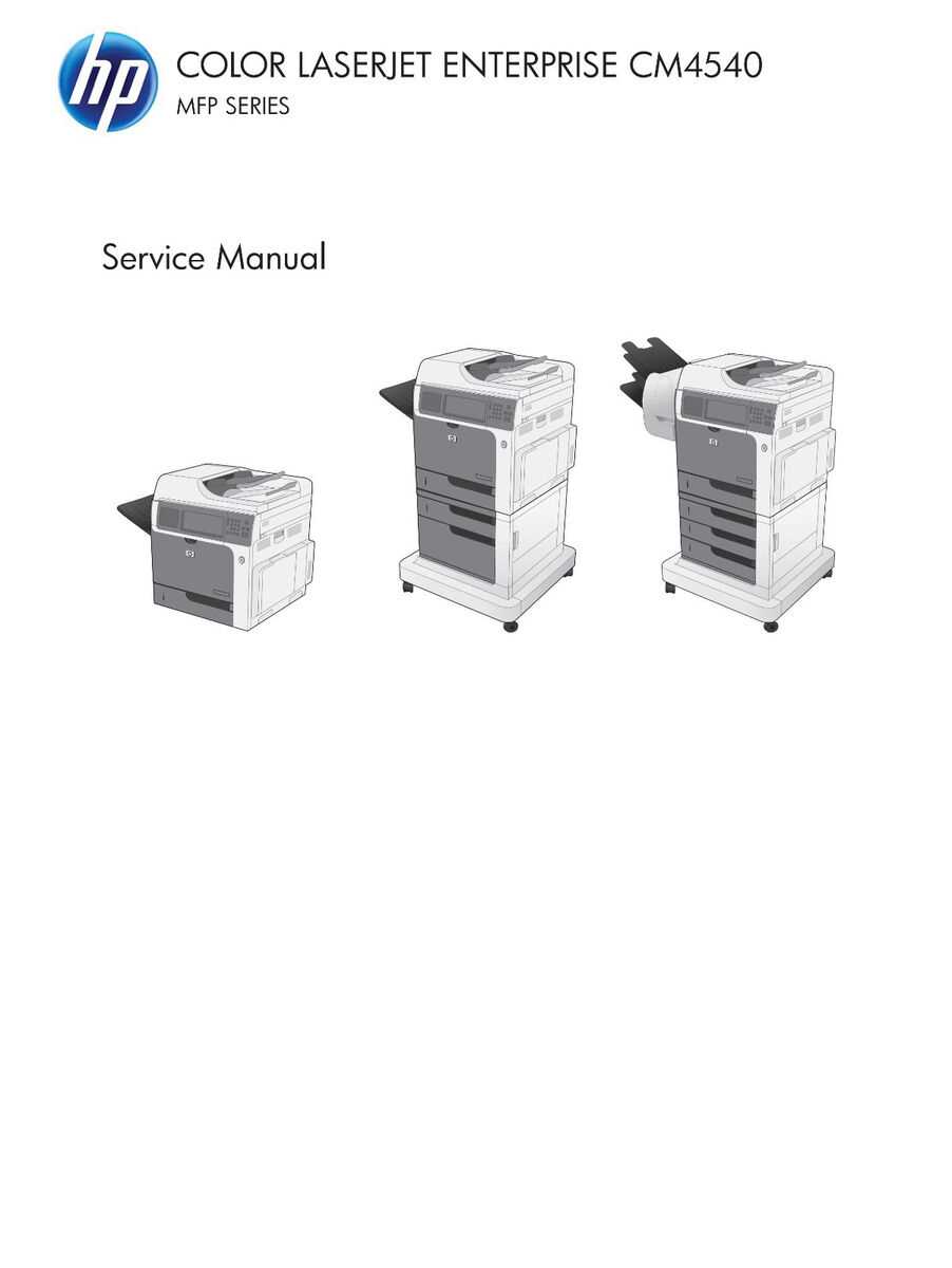 hp printer repair manuals