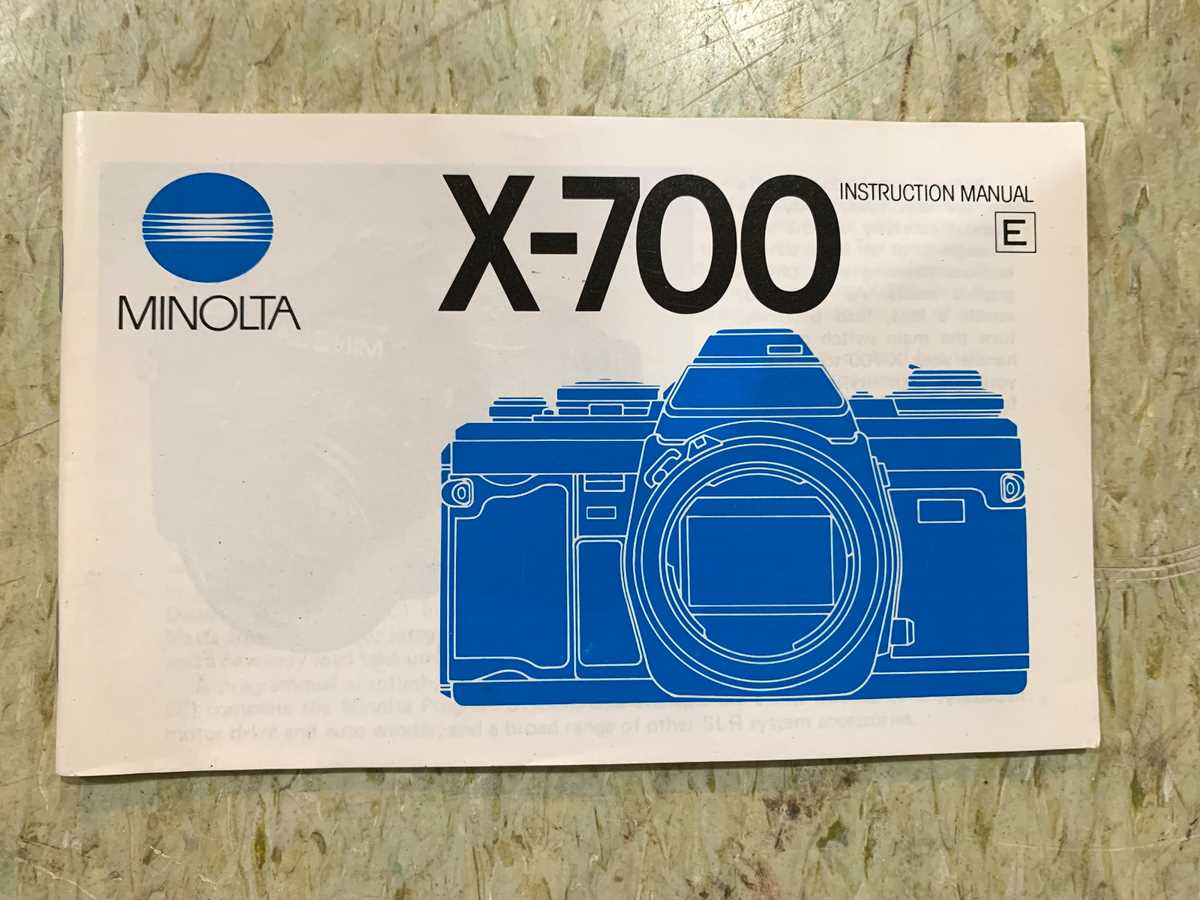 minolta x 700 repair manual