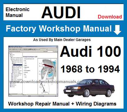 audi repair service manual