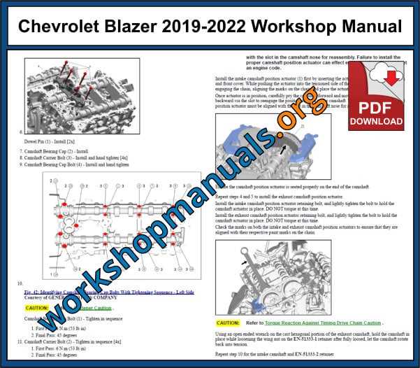 2001 chevy blazer repair manual