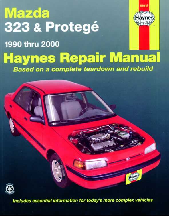 2000 mazda 626 repair manual