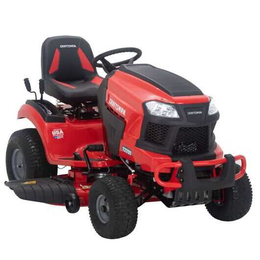 craftsman riding lawn mower repair manual