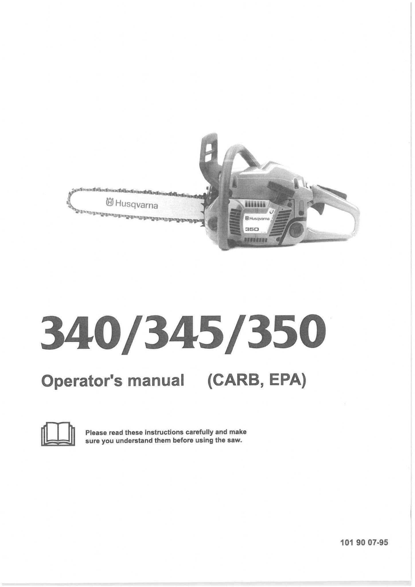 husqvara 340 chainsaw engine repair manual