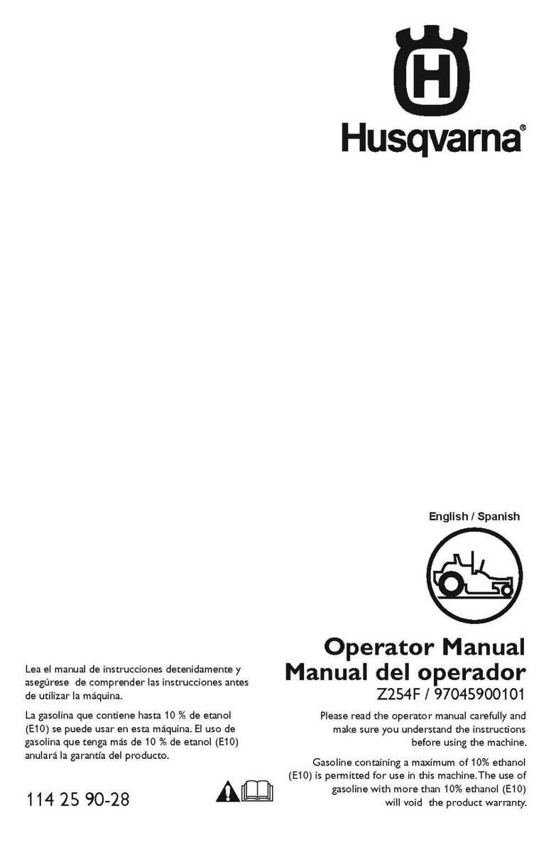 husqvarna z254 repair manual