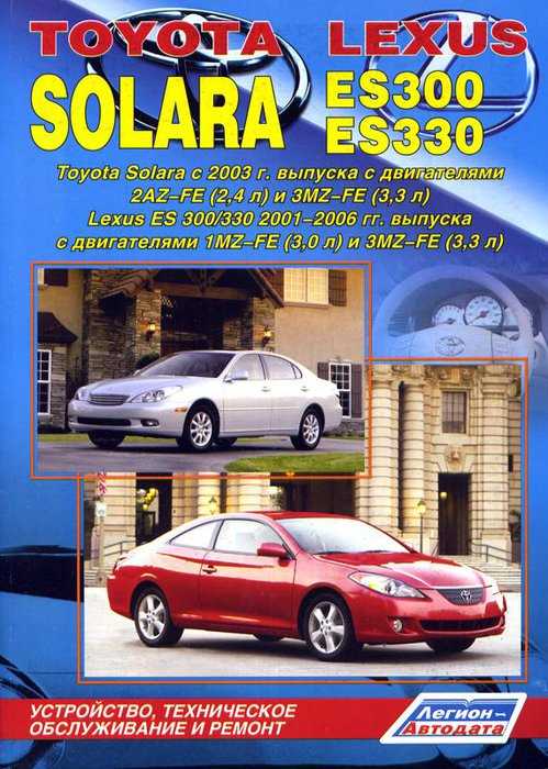 2006 toyota solara repair manual